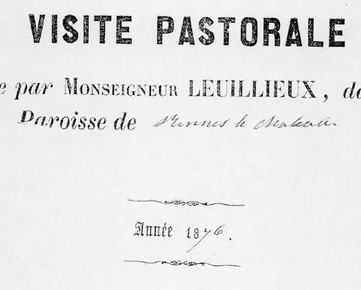Visita Pastoral 1876